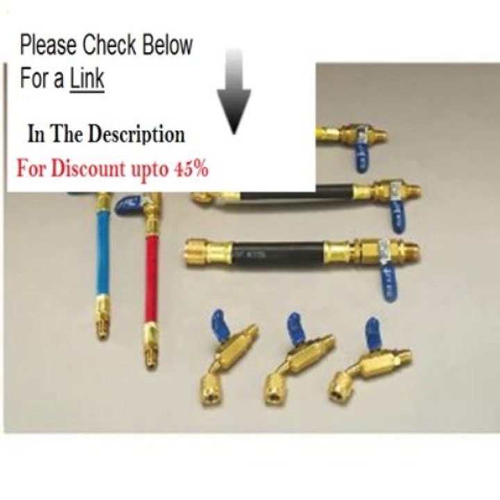 Clearance Yellow Jacket 93842 45? Compact Ball Valve 1/4" (3 pak)