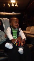 Baby Jaidyn gets the giggles