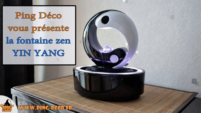 fontaine d'intérieur zen YIN YANG