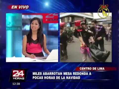 Miles de personas acuden a mesa redonda para comprar a última hora (2/2)