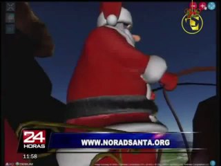 ¿Dónde están mis regalos? Conoce minuto a minuto el recorrido de Papá Noel