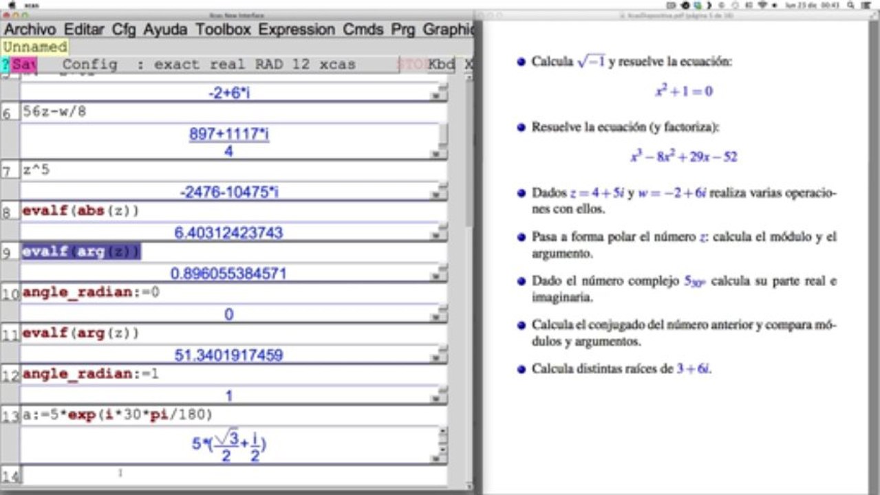 05 Xcas y matemáticas