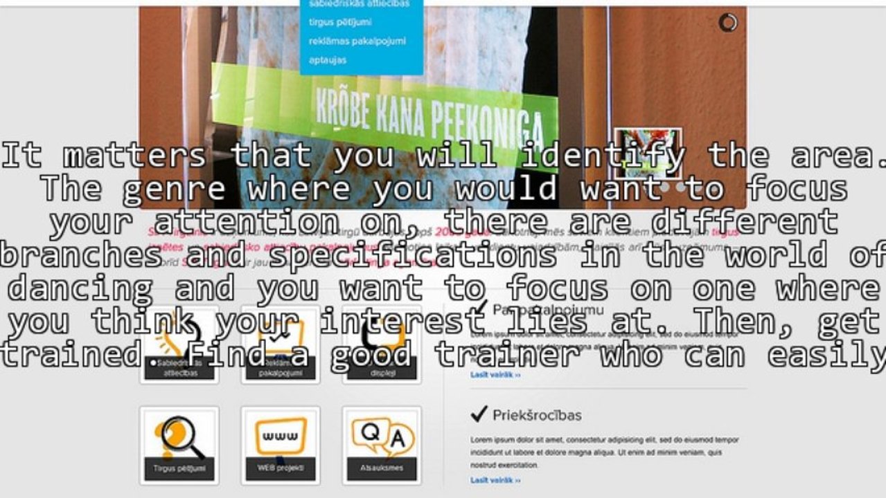 Leading The Life Of A Dancer