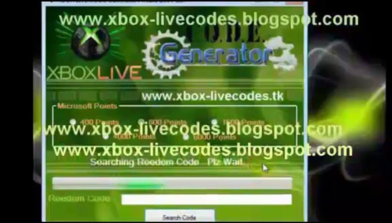 Xbox LIVE Generator 2013!!