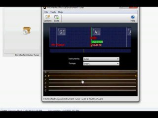 "PitchPerfect" The Best and Easy Guitar Tuner for Windows PC.