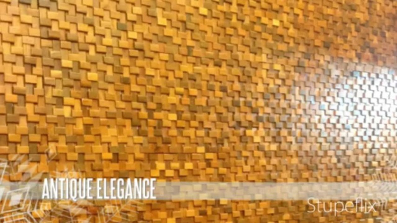 Gạch Mosaic Gỗ Thay Thế Gạch Mosaic Gốm, Mosaic Đá, Mosaic Thủy Tinh Trong Trang Trí Nội Thất
