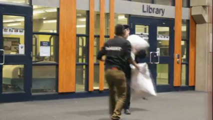 Pillow Fight Prank-Funny