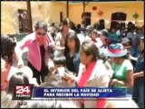 El interior del país recibe con gran algarabía la llegada de la Navidad