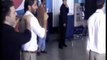 Afridi, Razzak, Younis Khan and Umar Gul play cricket at Airport