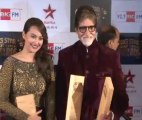 Sonakshi Sinha Meets Amitabh Bachchan at Big Star Entertainment Awards