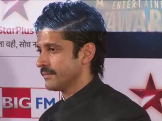 Farhan Akhtar at The Red Carpet of Big Star Entertainment Awards
