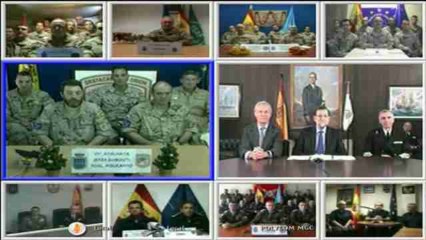 Rajoy felicita las fiestas a las tropas en el exterior.