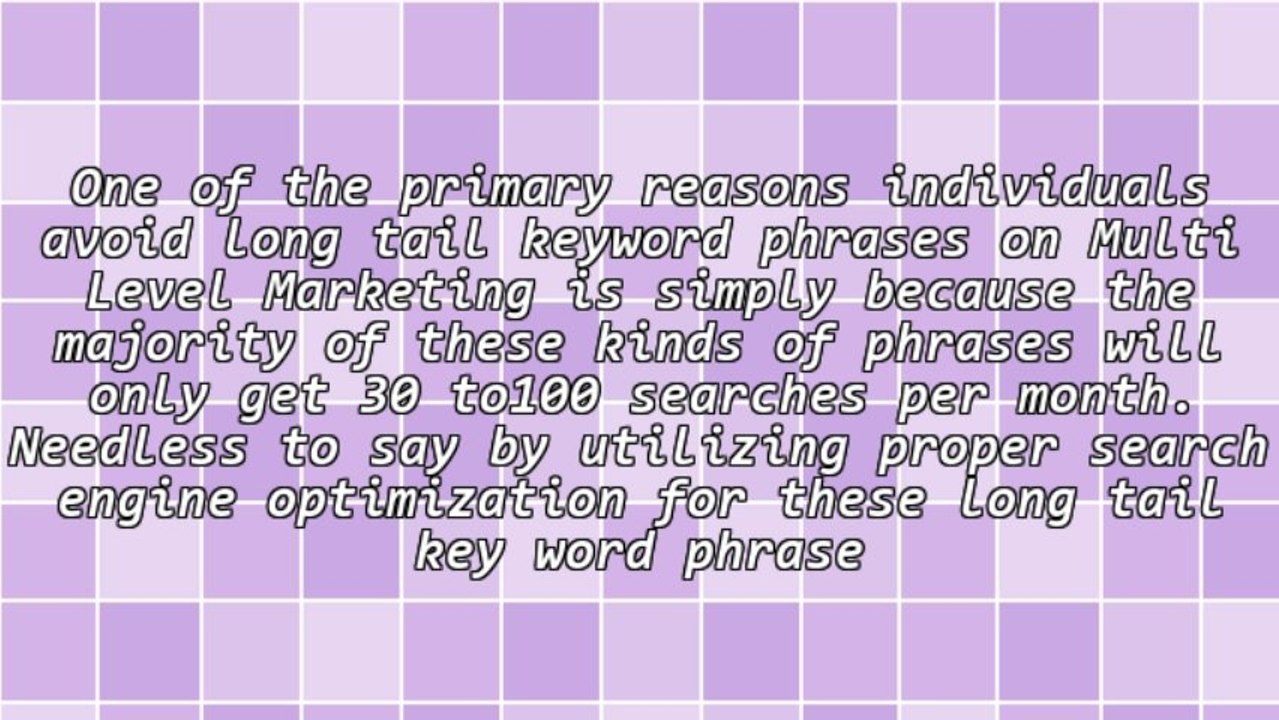 When It Comes To Earning Cash On The Internet Long Tail Keywords Could Be Your Best Option