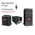 Clearance Goodman R410A 15 SEER Complete Split System Dual Fuel 3.5 Ton SSZ160421, CHPF4860D6, GMVC951155DX,