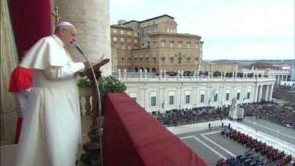 Papa pide una paz verdadera en su mensaje de Navidad
