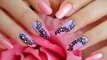 Tuto nail art dégradé & farandole de fleurs