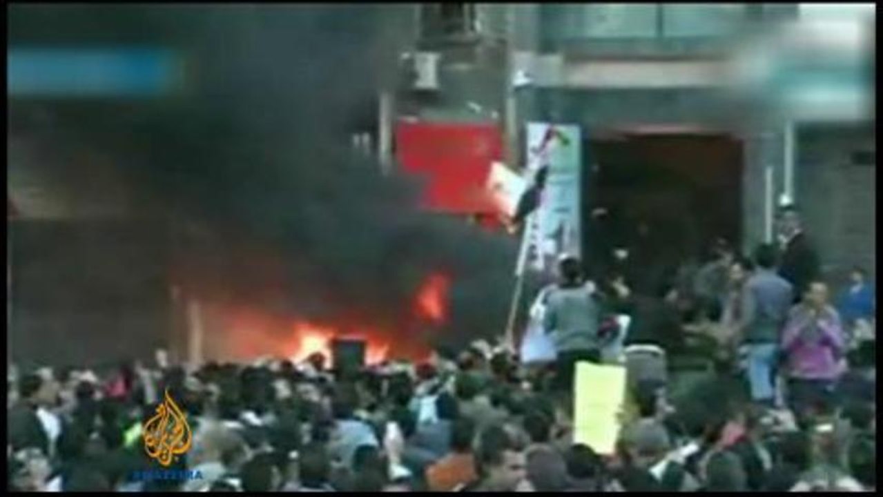 Egypt bombing sets off angry protests