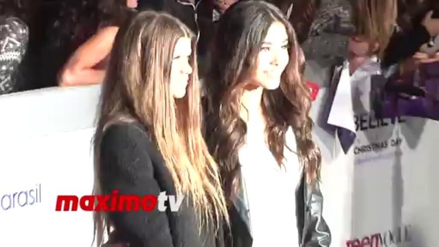 Madison Beer and Sofia Richie JUSTIN BIEBER Believe LA Premiere XMAS Release