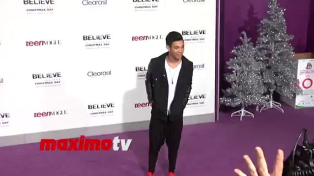 Roshon Fegan JUSTIN BIEBER Believe LA Premiere XMAS Release