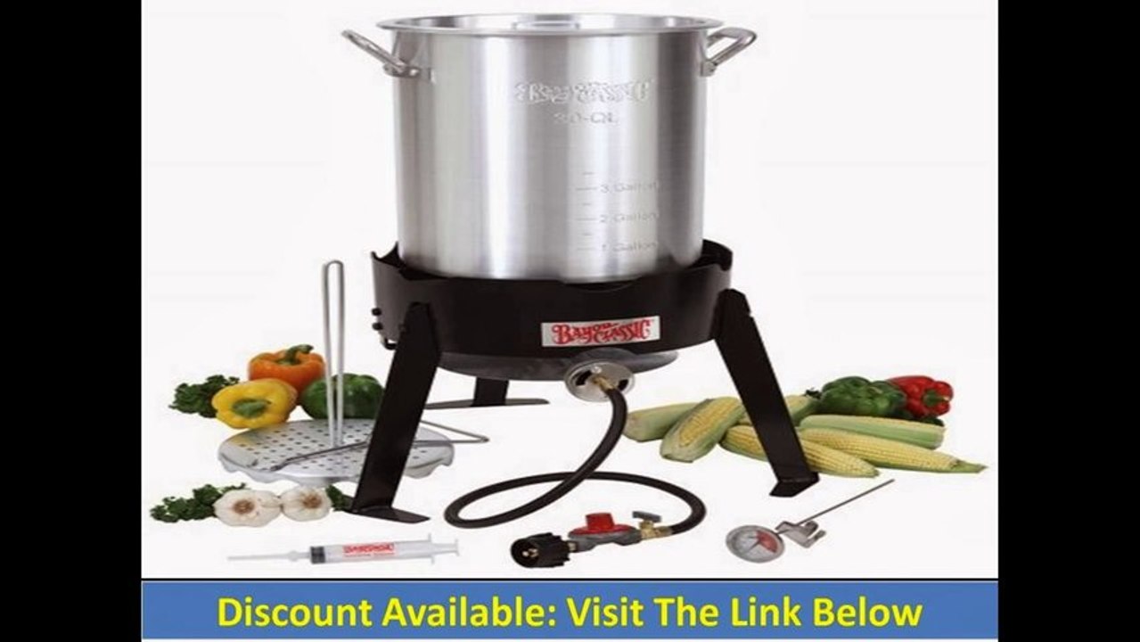 Bayou Classic 3066A 30-Quart Outdoor Turkey Fryer Kit