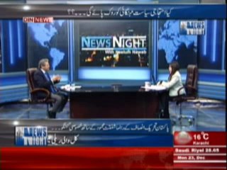 News Night with Neelum Nawab (Kya Ehtijaji Siasat Mehengai Ko Rok Paye Gi ) 23 December 2013 Part-3