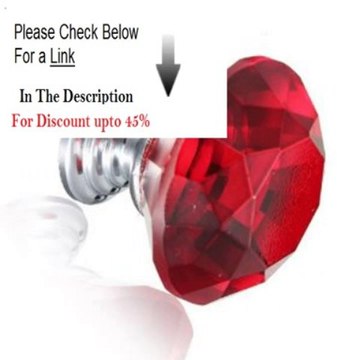 Clearance 30mm Crystal Glass Cupboard Wardrobe Cabinet Door Drawer Kitchen Knobs Handle