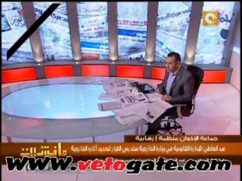 اتصال بدرعبدالعاطي على قناة اون تى فى