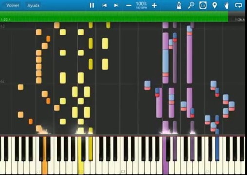 Megaman X (Synthesia) - Intro Stage MIDI Music Theme
