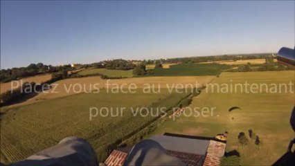 Simulateur de vol en paramoteur