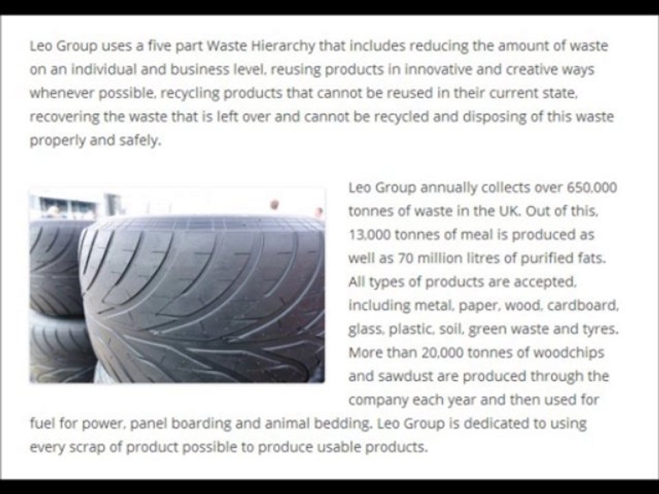 Leo Group l An Environmentally Friendly Waste Management Company