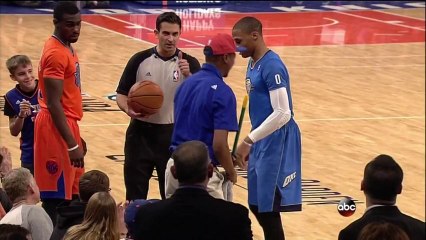 NBA - Russell Westbrook passe la serpillière