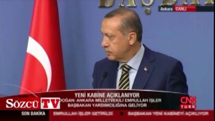 Erdoğan yeni kabineyi açıkladı!