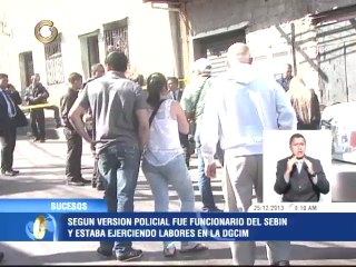 Asesinan a exfuncionario del Sebin de un tiro en el cuello