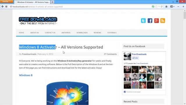 Windows 8.1 Activator - All Versions Supported - Working 100% - HD