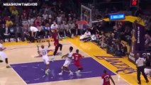 LeBron James BEAST Alley-Oop Dunk