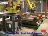 cutter,robot stacking system,packing machine in the modern brick factory