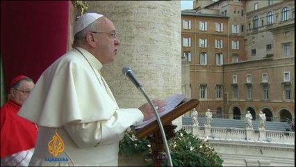 Pope calls for peace in South Sudan, Syria