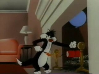 sylvester blows up santa clause