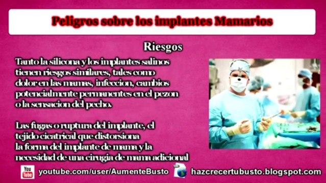 Tipos de Implantes Mamarios