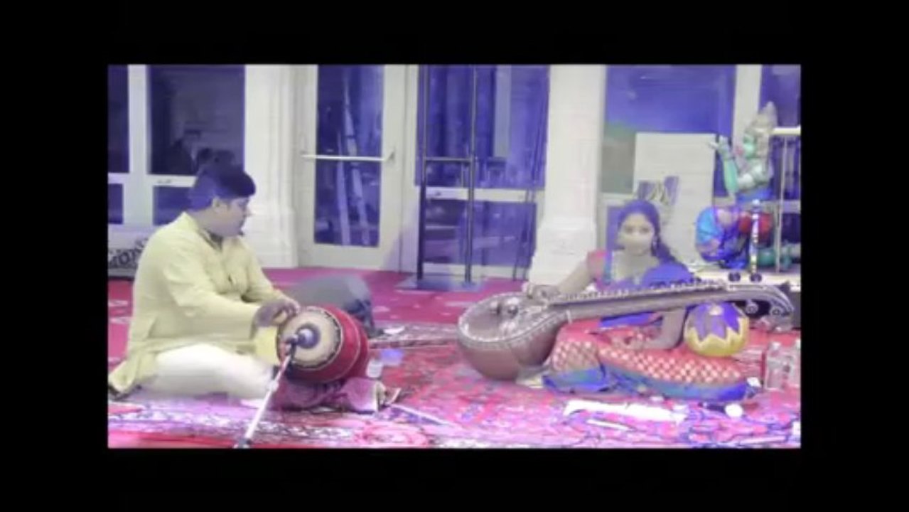 HINDU TEMPLE OF GREATER CHICAGO: EKANTHA SEVA VEENA CONCERT: SRI NITYA PARITI: "MARUGELARA"