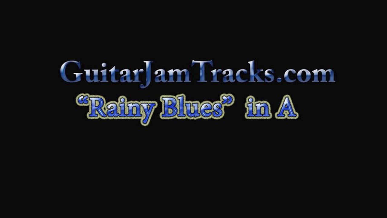 A Slow Blues Backing Track (Rainy Blues)
