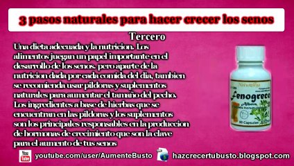 como aumentar los senos en una semana