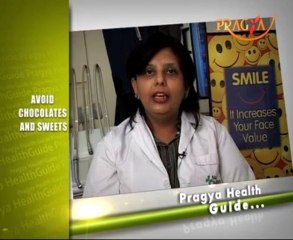 How chocolates & sweets are harmful for children's tooth,it should be avoid,advised by Dr.Payal Nayar