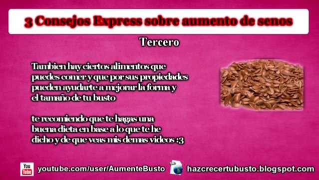 como hacer crecer el busto rapido y natural