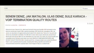 SENEM DENIZ, JAK MATALON, ULAS DENIZ, SULE KARACA - VOIP TERMINATION QUALITY ROUTES