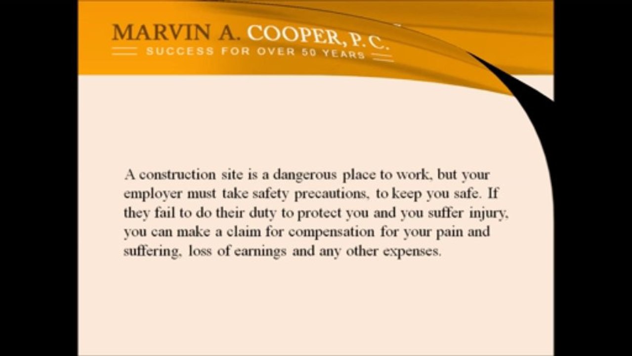 Common construction accidents and what to do if you were injured