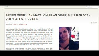 SENEM DENIZ, JAK MATALON, ULAS DENIZ, SULE KARACA - VOIP CALLS SERVICES