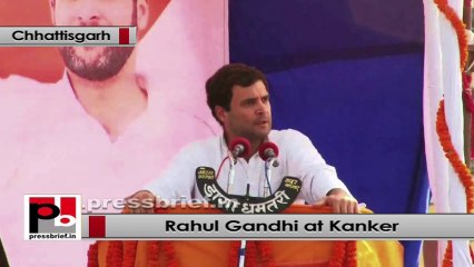 Rahul Gandhi: We want to empower the tribal youth by providing them employment