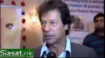 Imran Khan on ZARDARI SHOE INCIDENT