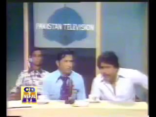 Javaid Miandad & Marshall Press Conference (50-50 Drama PTV)